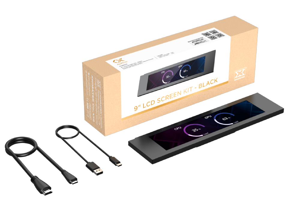 9-LCD-Screen-Kit-Black_EDM-06 9 LCD Screen Kit Black EDM 06
