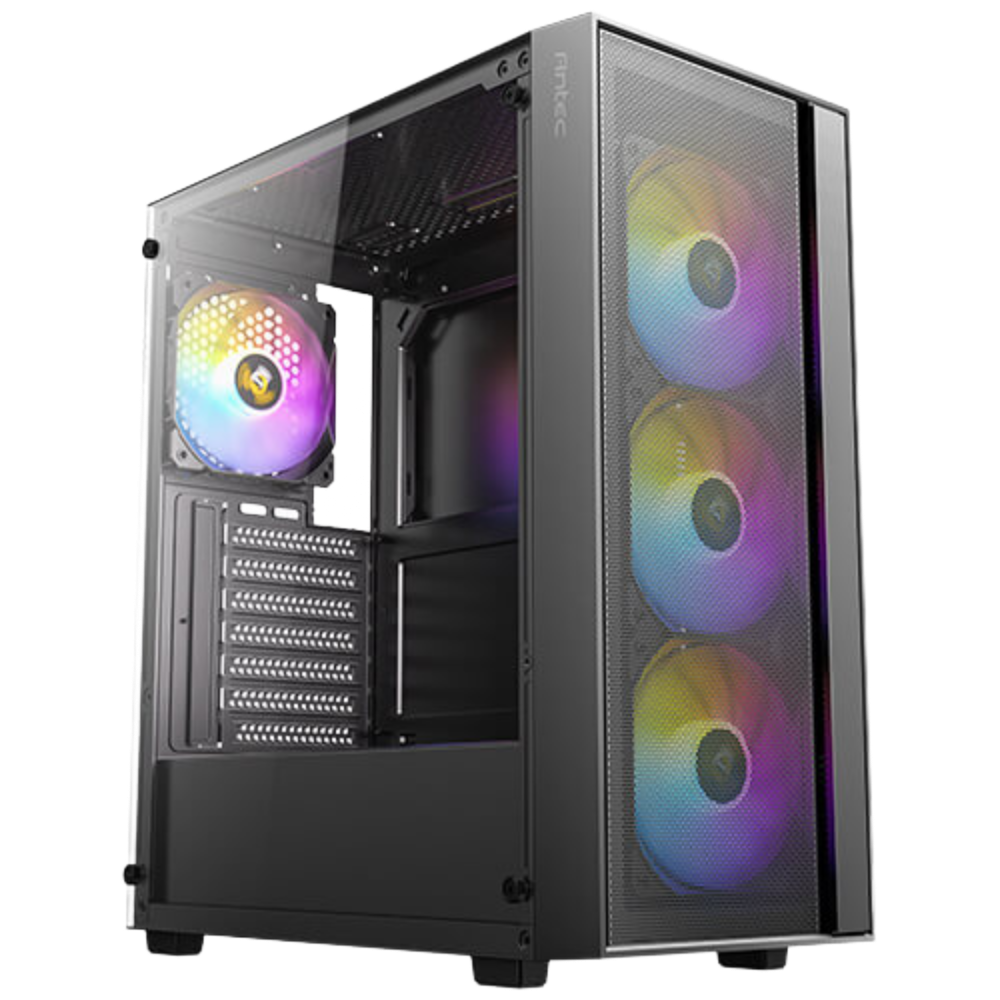 Antec AX65 ARGB Black ATX Gaming Case | كيس انتيك 1 Antec AX65 ARGB Black ATX Gaming Case