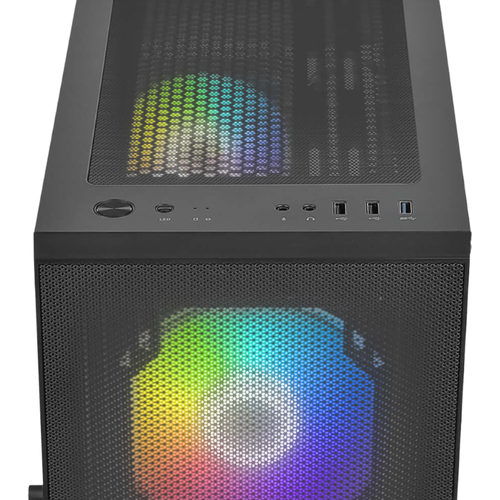 Antec NX410 White ATX Gaming Case ARGB 5