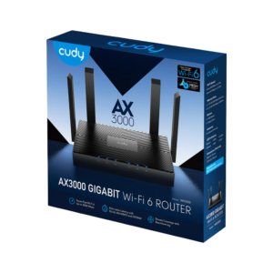 Cudy AX3000 WiFi 6 Router WR3000 Dual Band Gigabit Internet Router VPN Compatible MU-MIMO WireGuard Cudy Mesh Compatible
