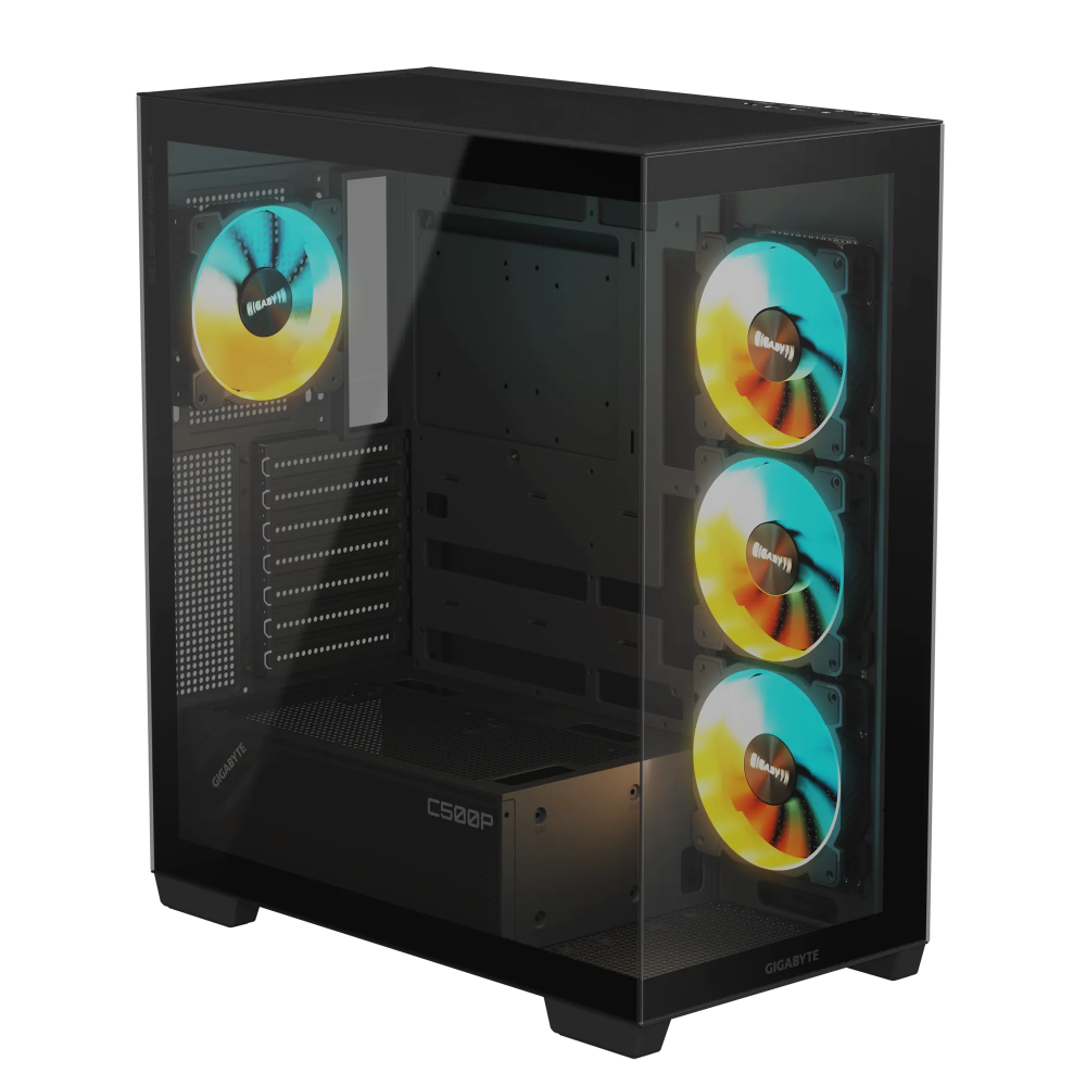 Gigabyte C500 Panoramic Stealth ATX Case USB-C | كيس جيجابايت 2 Gigabyte C500 Panoramic Stealth ATX Case USB-C | كيس جيجابايت - Image 2