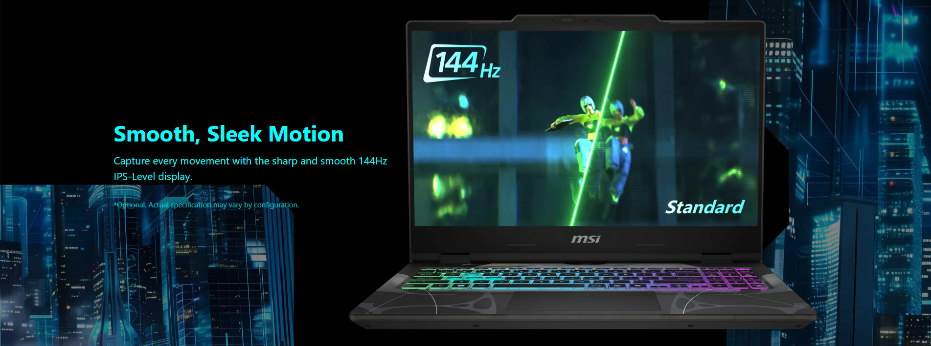MSI Cyborg 15 Core 7 RTX 5060 Gaming Laptop Heading5