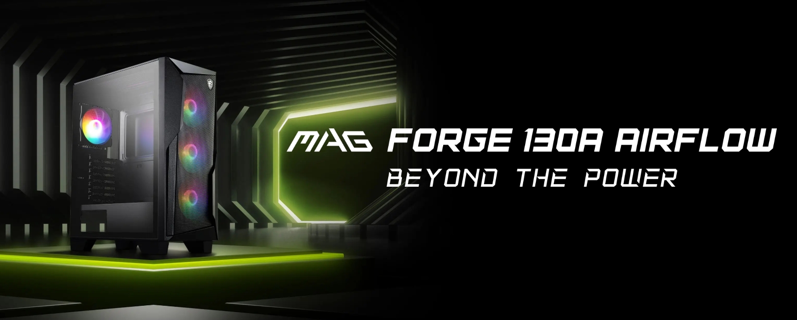 علبة ألعاب MSI MAG FORGE 130A AIRFLOW ATX (1) لقطة شاشة ٢٣ ٤ ٢٠٢٦ ١٩٤٢٤٥ www.msi.com