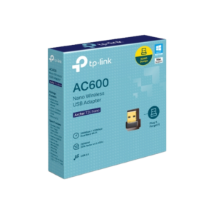 TP-Link Archer T2U Nano AC600 Nano Wireless USB Adapter Dual Band Wi-Fi Adapter 433 Mbps 5 GHz 200 Mbps 2.4 GHz