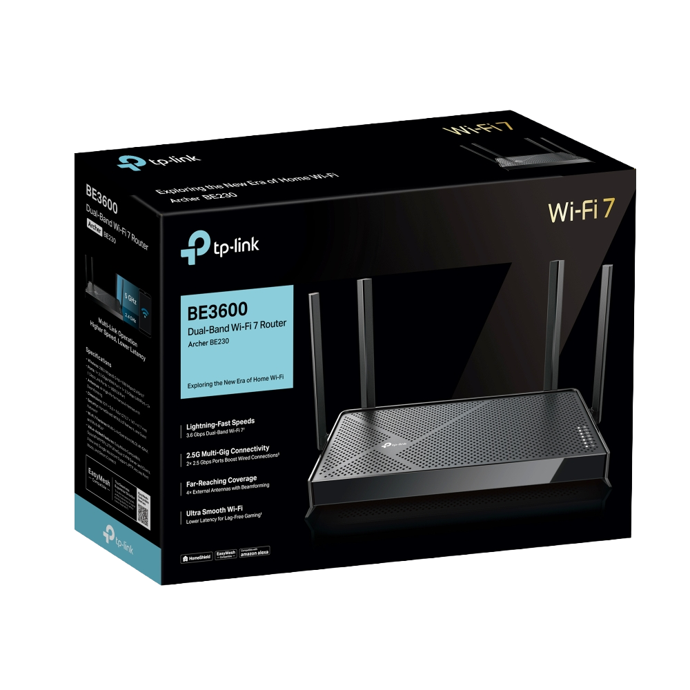 TP-Link Archer BE230 BE3600 WiFi 7 Router | راوتر تبلينك 4 TP-Link Archer BE230 BE3600 WiFi 7 Router | راوتر تبلينك - Image 4