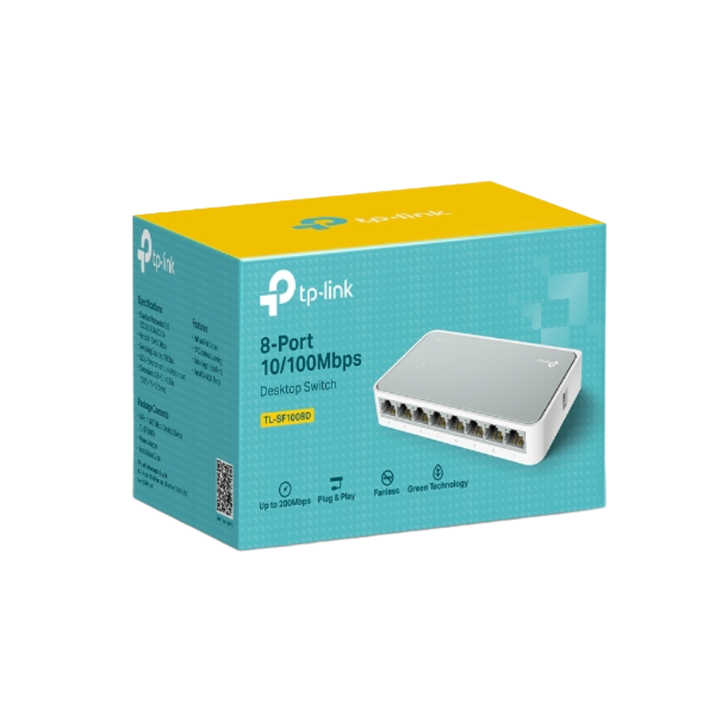 TP-Link TL-SF1008D 8-Port Desktop Switch | سويتش شبكة تبلينك 2 TP-Link TL-SF1008D 8-Port Desktop Switch | سويتش شبكة تبلينك - Image 2