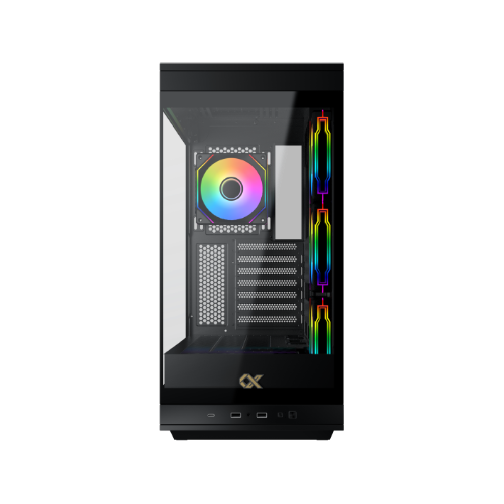 Xigmatek Meta Black E-ATX Gaming Case USB-C | كيس زكماتيك 2 Xigmatek Meta Black E-ATX Gaming Case USB-C | كيس زكماتيك - Image 2