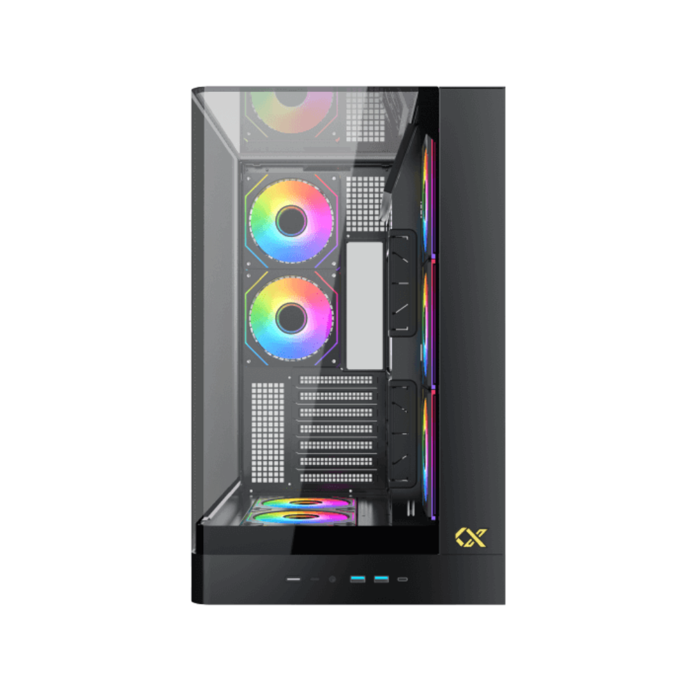 Xigmatek Pano II Black E-ATX Gaming Case USB-C | كيس زكماتيك 3 Xigmatek Pano II Black E-ATX Gaming Case USB-C | كيس زكماتيك - Image 3