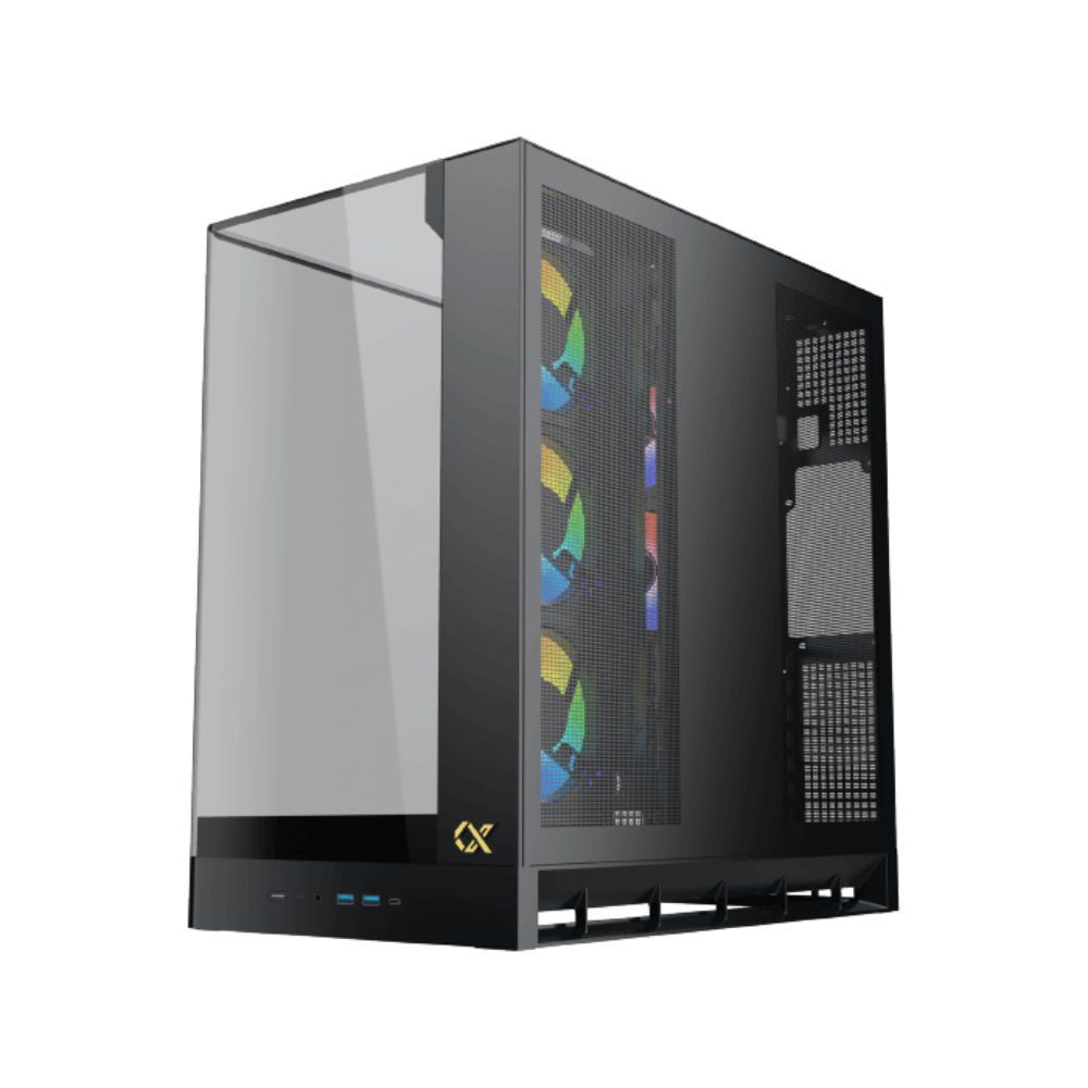 Xigmatek Pano II Black E-ATX Gaming Case USB-C | كيس زكماتيك 4 Xigmatek Pano II Black E-ATX Gaming Case USB-C | كيس زكماتيك - Image 4
