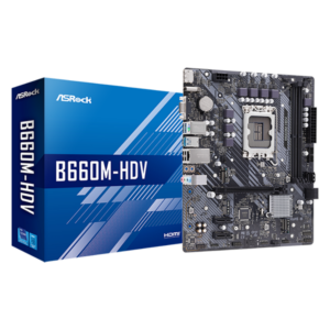 ASRock B660M-HDV LGA1700 DDR4 Motherboard