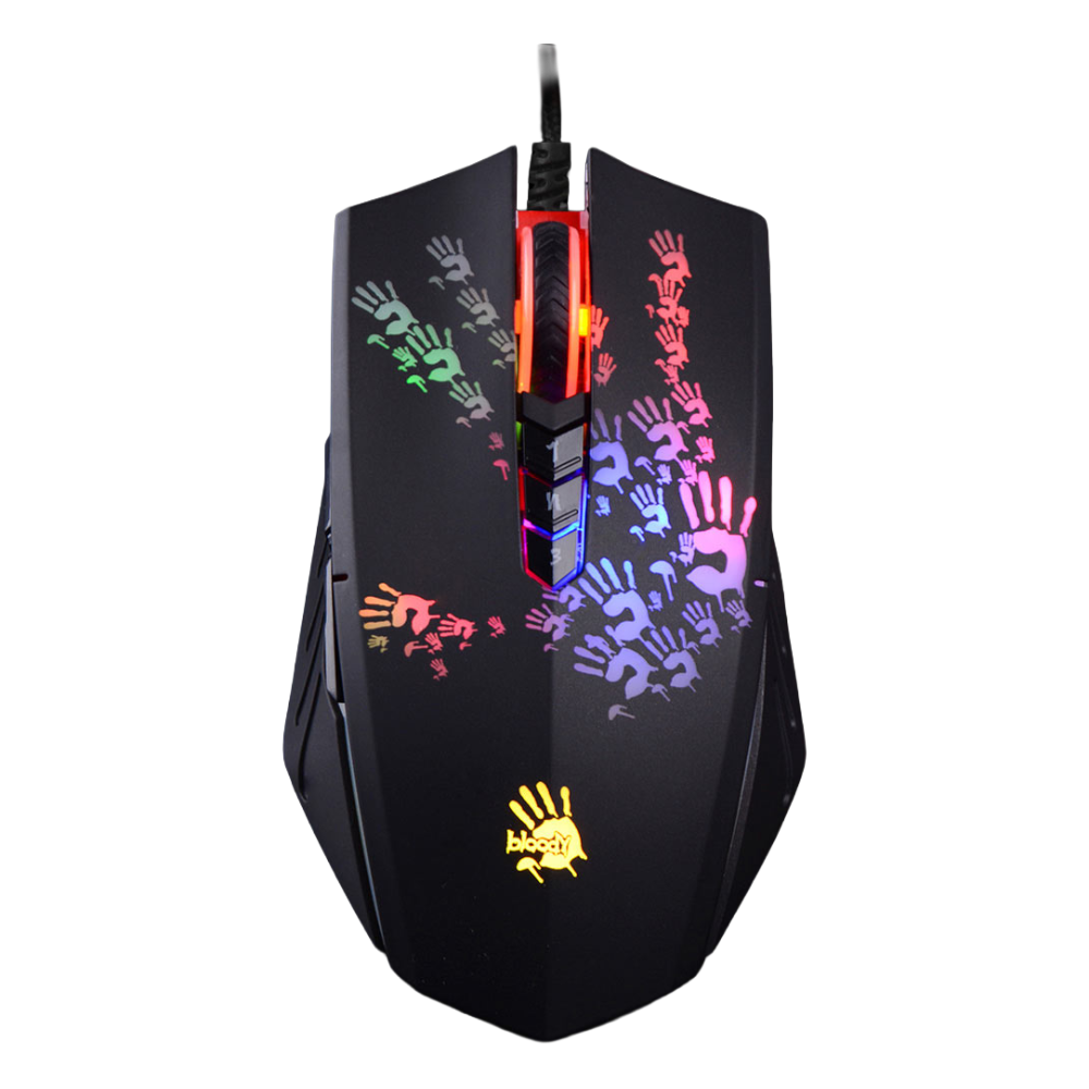 Bloody A60 Light Strike 6200 CPI Gaming Mouse | ماوس بلودي 1 Bloody A60 Light Strike 6200 CPI Gaming Mouse