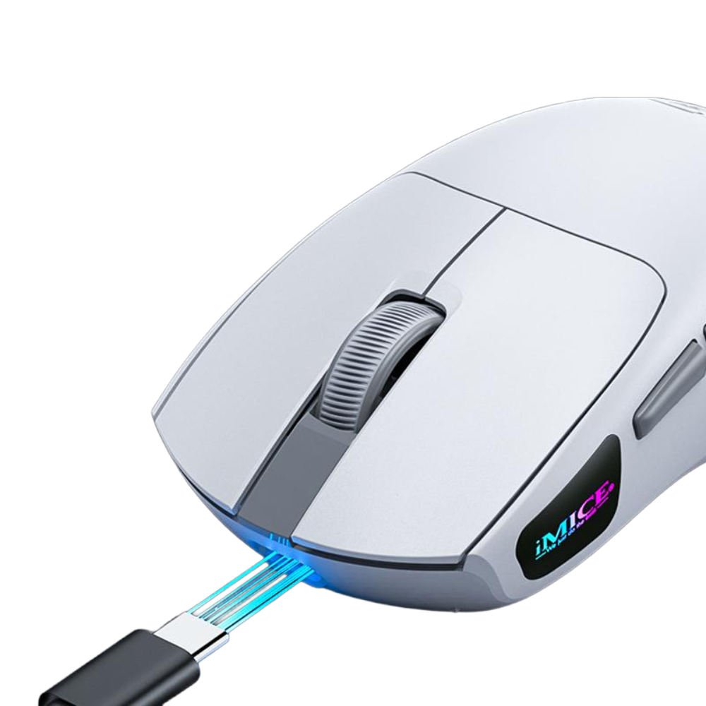 ماوس الألعاب اللاسلكي IMICE G900 ثلاثي الوضع 12800 نقطة لكل بوصة | ماوس وايرلس اي مايس IMICE G900 Wireless Gaming Mouse Tri-Mode 12800 DPI | ماوس وايرلس اي مايس - Image 2