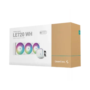 DeepCool LE720 WH 360mm AIO Liquid CPU Cooler with ARGB Fans