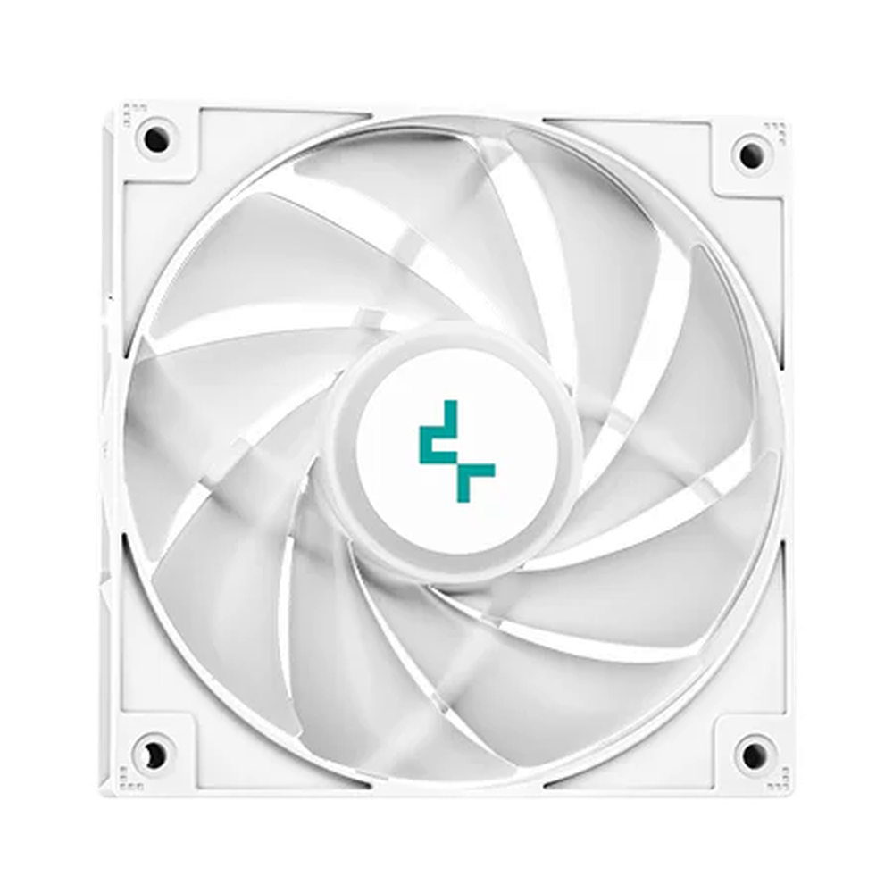 DeepCool LE720 WH Cooler 360mm White AIO ARGB Liquid CPU Cooler with 250W TDP and 3x120mm Fans 2 DeepCool LE720 WH 360mm AIO Liquid CPU Cooler with ARGB Fans