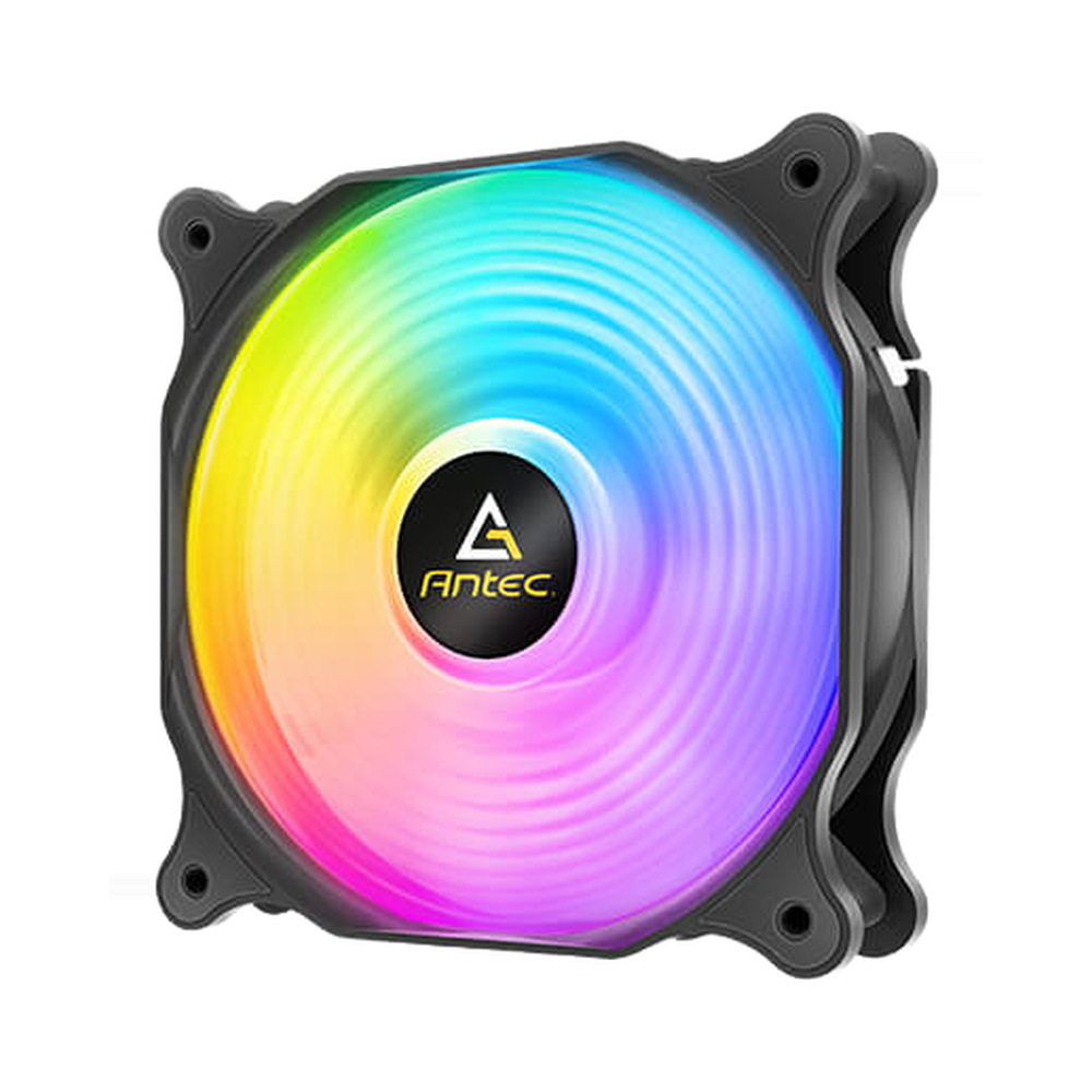 Antec F12 RGB Fan 5 Pack 120mm ARGB Hydraulic Bearing Case Fans Black 1 Antec F12 RGB Fan 120mm ARGB 5-Pack Black