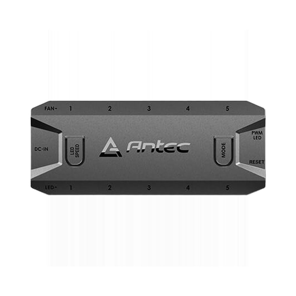 Antec F12 RGB Fan 5 Pack 120mm ARGB Hydraulic Bearing Case Fans Black 3 Antec F12 RGB Fan 120mm ARGB 5-Pack Black