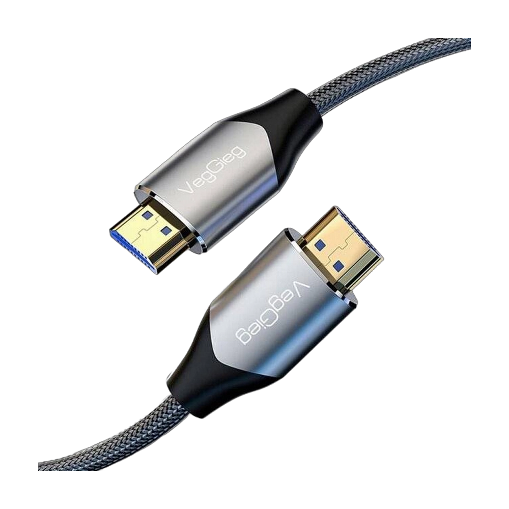 VegGie 8K HDMI Cable 1M Ultra High Speed P1761 2 VegGie 8K HDMI Cable 1M Metal Shell 2.1 interface
