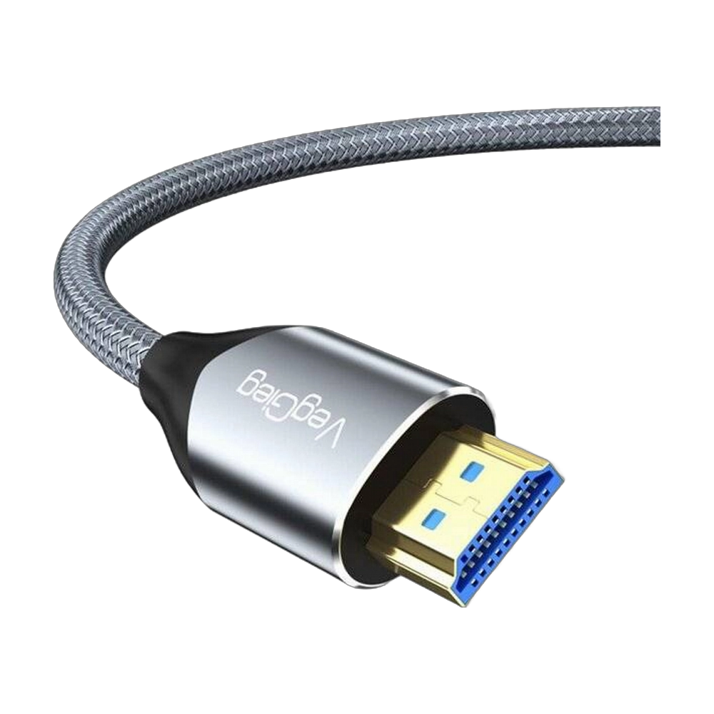 VegGie 8K HDMI Cable 1M Ultra High Speed P1761 3 VegGie 8K HDMI Cable 1M Metal Shell 2.1 interface