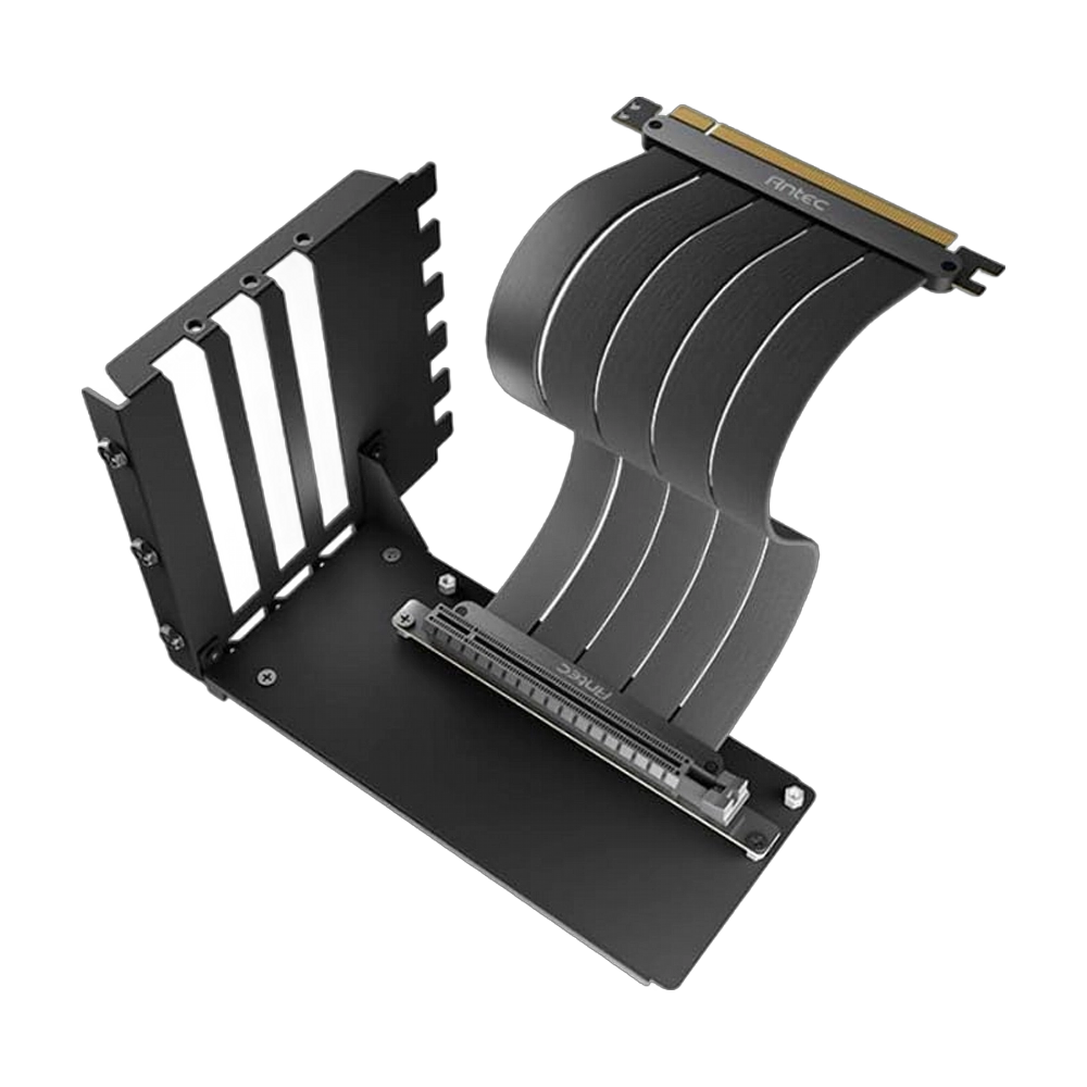 Antec GPU Riser Kit PCIe 4.0 Vertical Bracket 200mm 1 Antec GPU Riser Kit PCIe 4.0 Vertical Bracket 200mm
