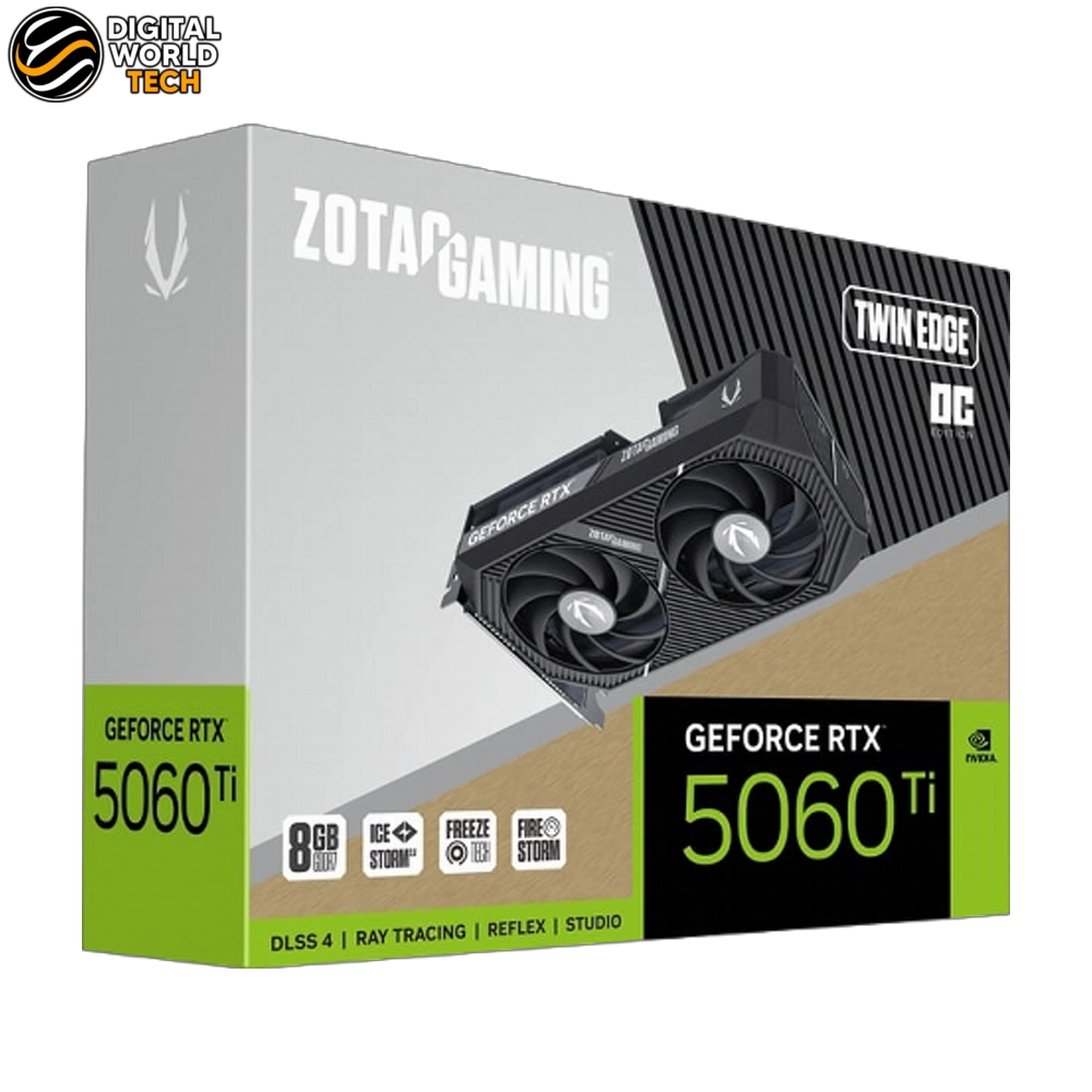 ZOTAC RTX 5060 Ti Twin Edge 8GB GDDR7 128-bit Blackwell Graphics Card 7 ZOTAC RTX 5060 Ti Twin Edge 8GB GDDR7 Graphics Card