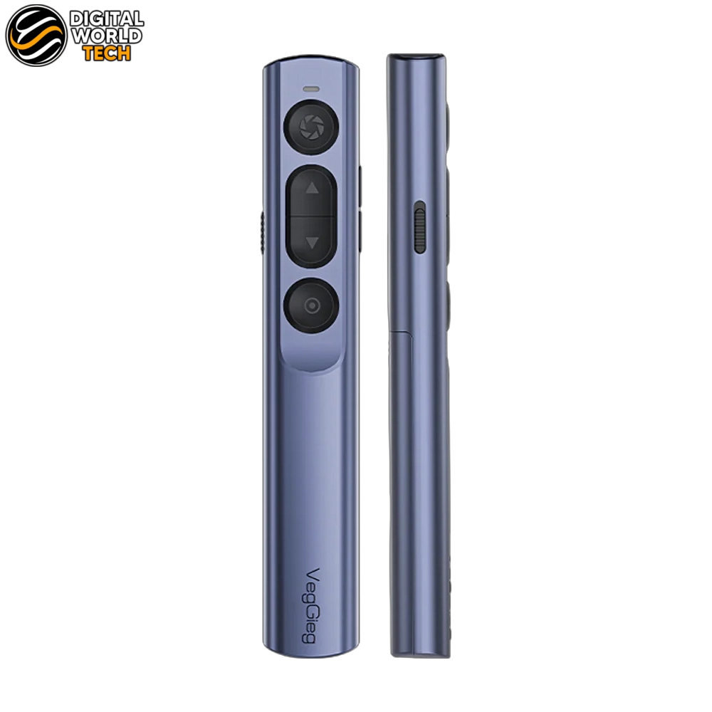 VegGieg V-LP002 Wireless Presenter Red Laser 2.4GHz 100m Range with Battery 1 VegGieg V-LP002 Wireless Presenter with red laser pointer