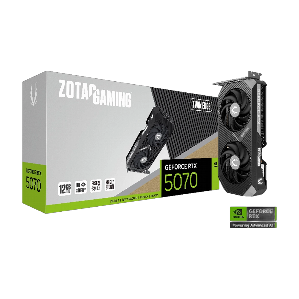 Zotac RTX 5070 Twin Edge 12GB GDDR7 GPU 1 Zotac RTX 5070 Twin Edge 12GB GDDR7 Graphics Card