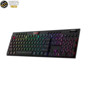 Redragon K618RGB Horus Pro Tri-Mode Mechanical Keyboard Low-Profile Red Switch