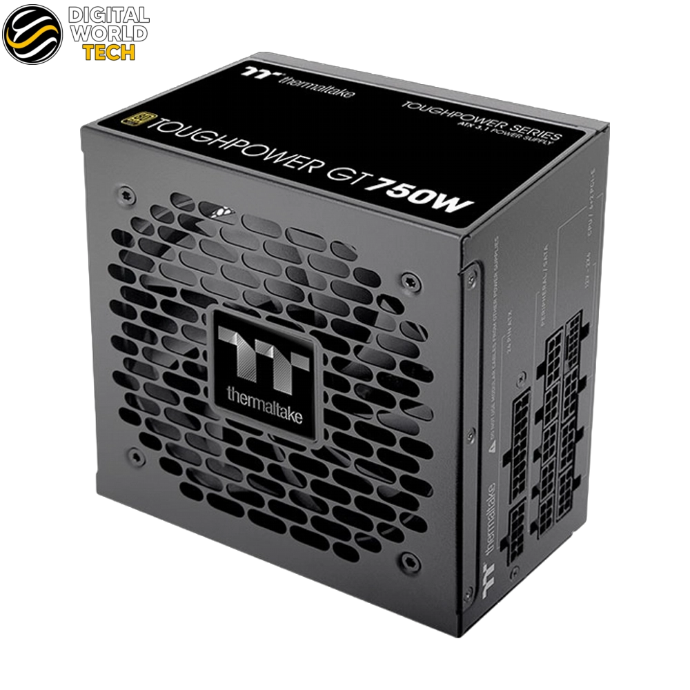 Thermaltake Toughpower GT 750W Gold Fully Modular ATX 3.1 PSU PCIe 5.1 Ready 80 PLUS Gold Smart Zero 120mm Fan 3 Thermaltake Toughpower GT 750W Gold Fully Modular ATX 3.1 Power Supply