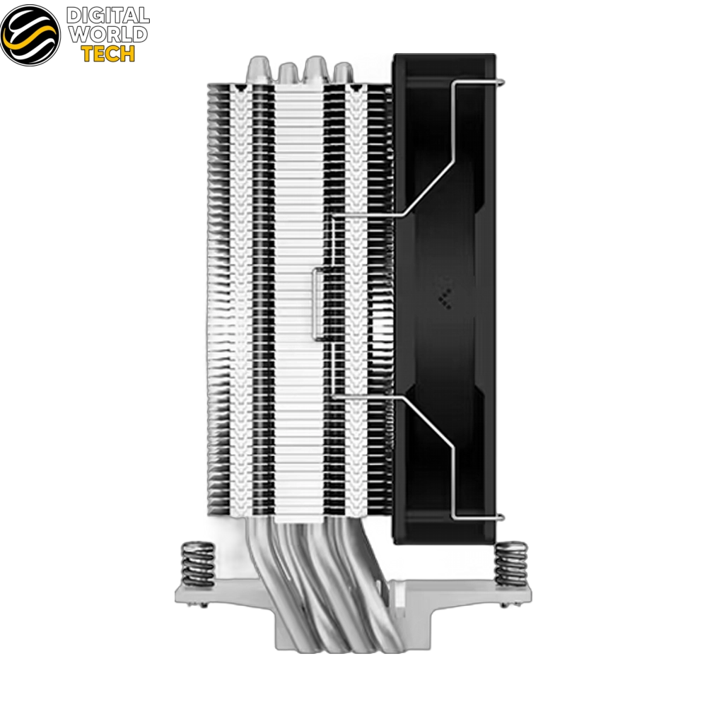 Deepcool Gammaxx AG400 Cooler 120mm Black ARGB Single Tower CPU Air Cooler 220W TDP 3 Deepcool Gammaxx AG400 CPU Cooler 120mm Black with ARGB lighting