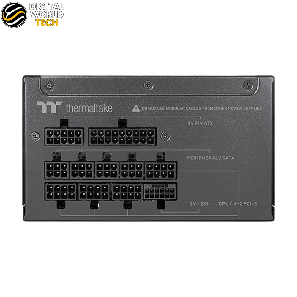 Thermaltake Toughpower GT 750W Gold Fully Modular ATX 3.1 PSU PCIe 5.1 Ready 80 PLUS Gold Smart Zero 120mm Fan 4 Thermaltake Toughpower GT 750W Gold Fully Modular ATX 3.1 Power Supply