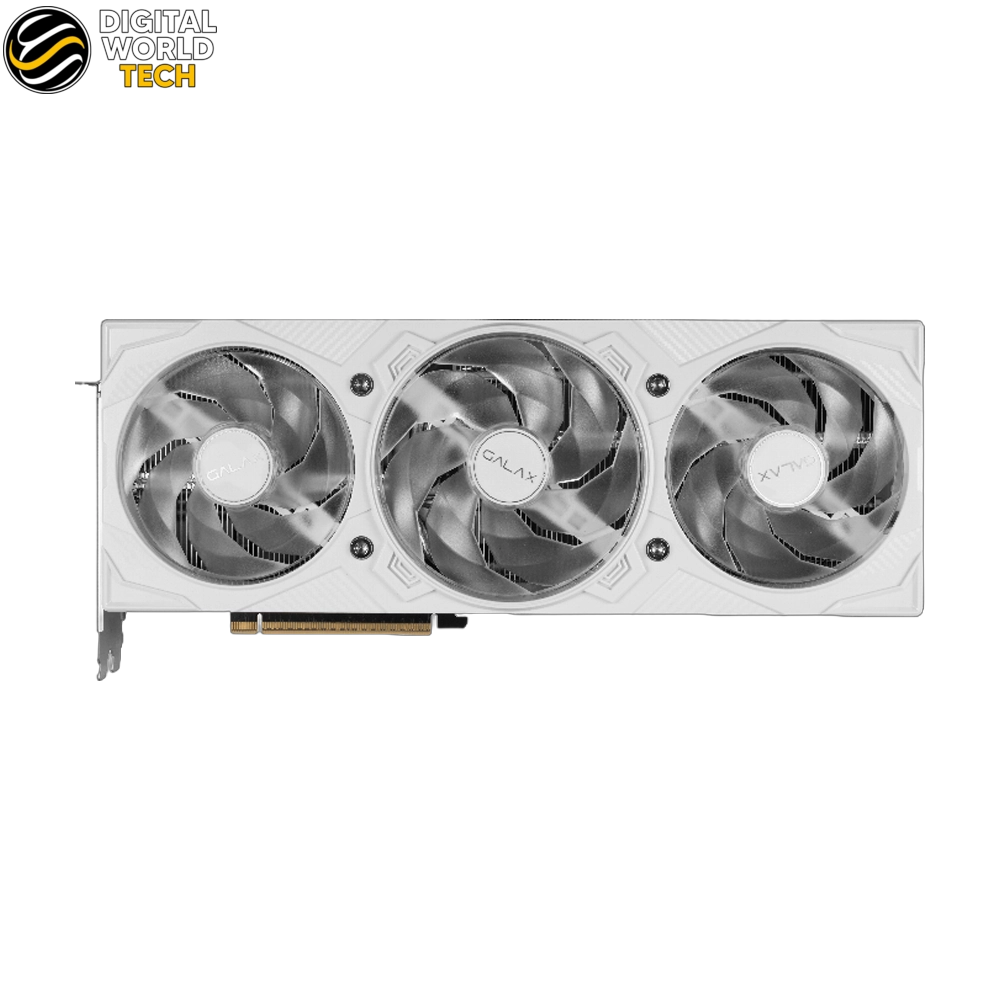 بطاقة رسومات GALAX RTX 5070 EX Gamer White بسعة 12 جيجابايت GDDR7 وواجهة 192 بت وثلاث مراوح بطاقة رسومات GALAX RTX 5070 EX Gamer White بسعة 12 جيجابايت GDDR7 وثلاث مراوح