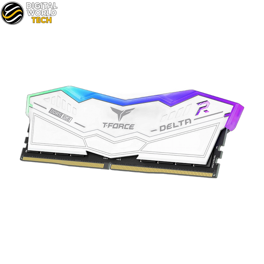 TEAMGROUP Delta RGB DDR5 16GB 2x8GB 6000MHz CL38 White Desktop Memory Kit 1 TEAMGROUP T-Force Delta RGB DDR5 16GB 6000MHz CL38 White Desktop Memory