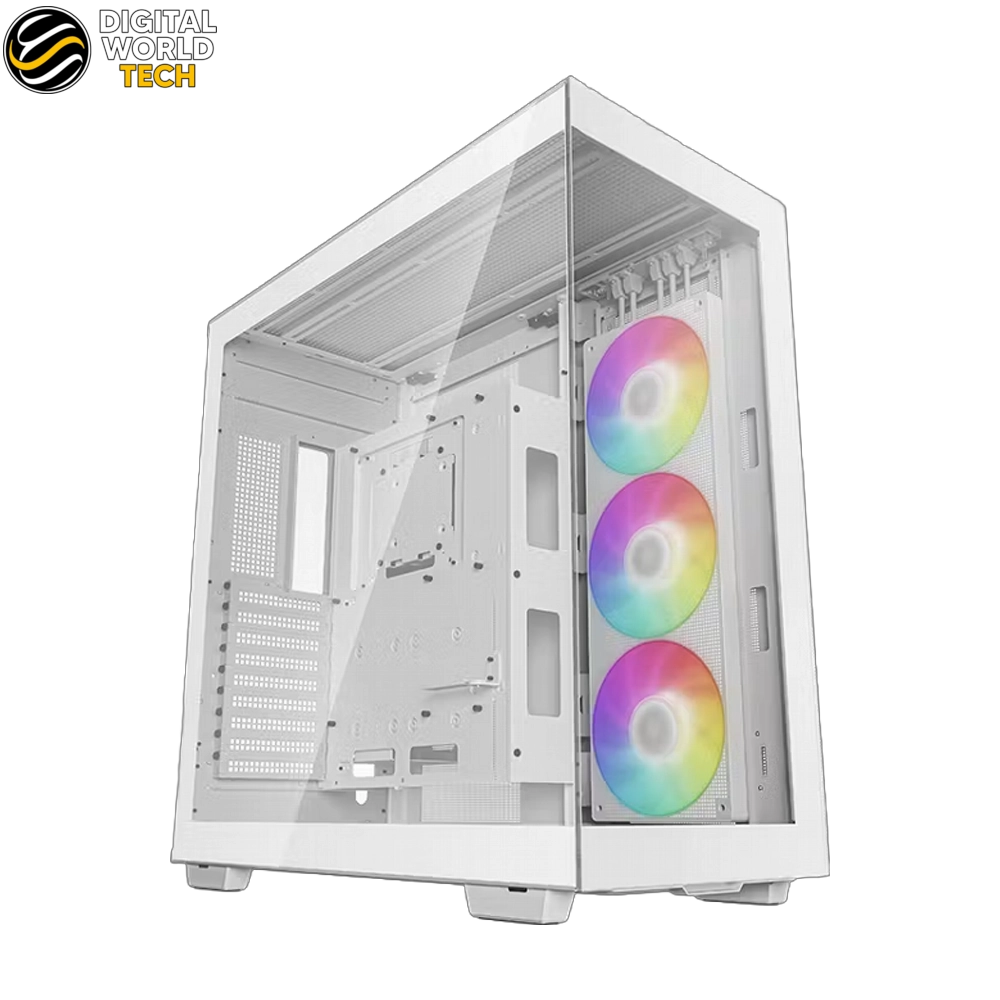 DeepCool CH780 White Case Panoramic Tempered Glass ATX Full Tower R-CH780-WHADE41-G-1 1 DeepCool CH780 White Case panoramic tempered glass ATX full tower