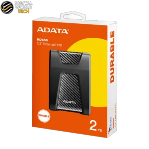 ADATA HD650 External HDD 2TB durable 2.5 inch portable hard drive