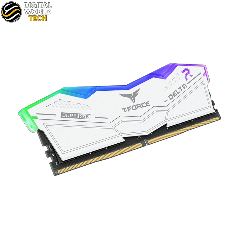 TEAMGROUP Delta RGB DDR5 16GB 2x8GB 6000MHz CL38 White Desktop Memory Kit 3 TEAMGROUP T-Force Delta RGB DDR5 16GB 6000MHz CL38 White Desktop Memory