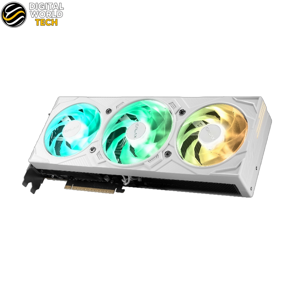 بطاقة رسومات GALAX RTX 5070 EX Gamer White بسعة 12 جيجابايت GDDR7 وواجهة 192 بت وثلاث مراوح بطاقة رسومات GALAX RTX 5070 EX Gamer White بسعة 12 جيجابايت GDDR7 وثلاث مراوح