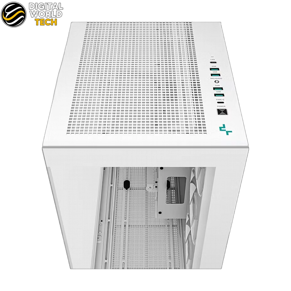 DeepCool CH780 White Case Panoramic Tempered Glass ATX Full Tower R-CH780-WHADE41-G-1 3 DeepCool CH780 White Case panoramic tempered glass ATX full tower