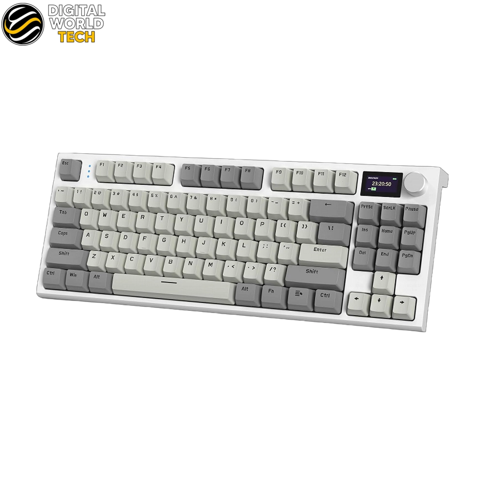 ATTACK SHARK K86 Keyboard Wireless Mechanical with 1.2 TFT Display Tri-Mode 2 ATTACK SHARK K86 Keyboard Wireless Mechanical with 1.2 TFT Display