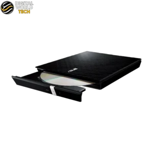 ASUS SDRW-08D2S-U DVD Writer 8X Slim External USB 2.0 Optical Drive Black