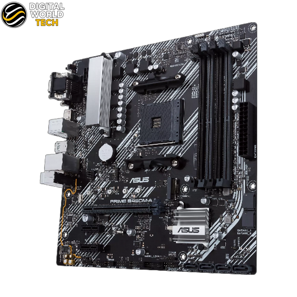 ASUS Prime B450M-A II Motherboard AMD B450 AM4 Micro ATX DDR4 1 ASUS Prime B450M-A II AMD B450 AM4 Micro ATX Motherboard