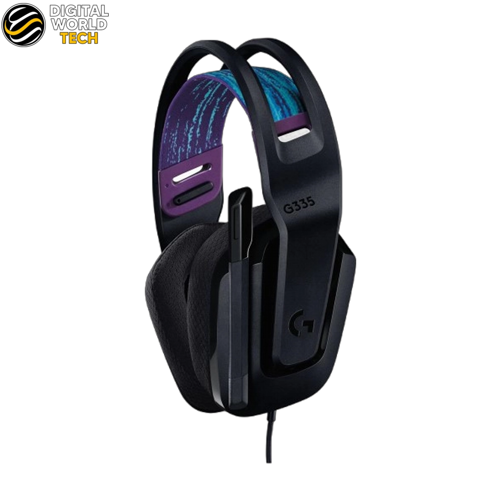 Logitech G335 Headset Black Wired Gaming Headphones with 40mm Drivers 3 Logitech G335 Headset Black wired gaming headphones with 40mm drivers