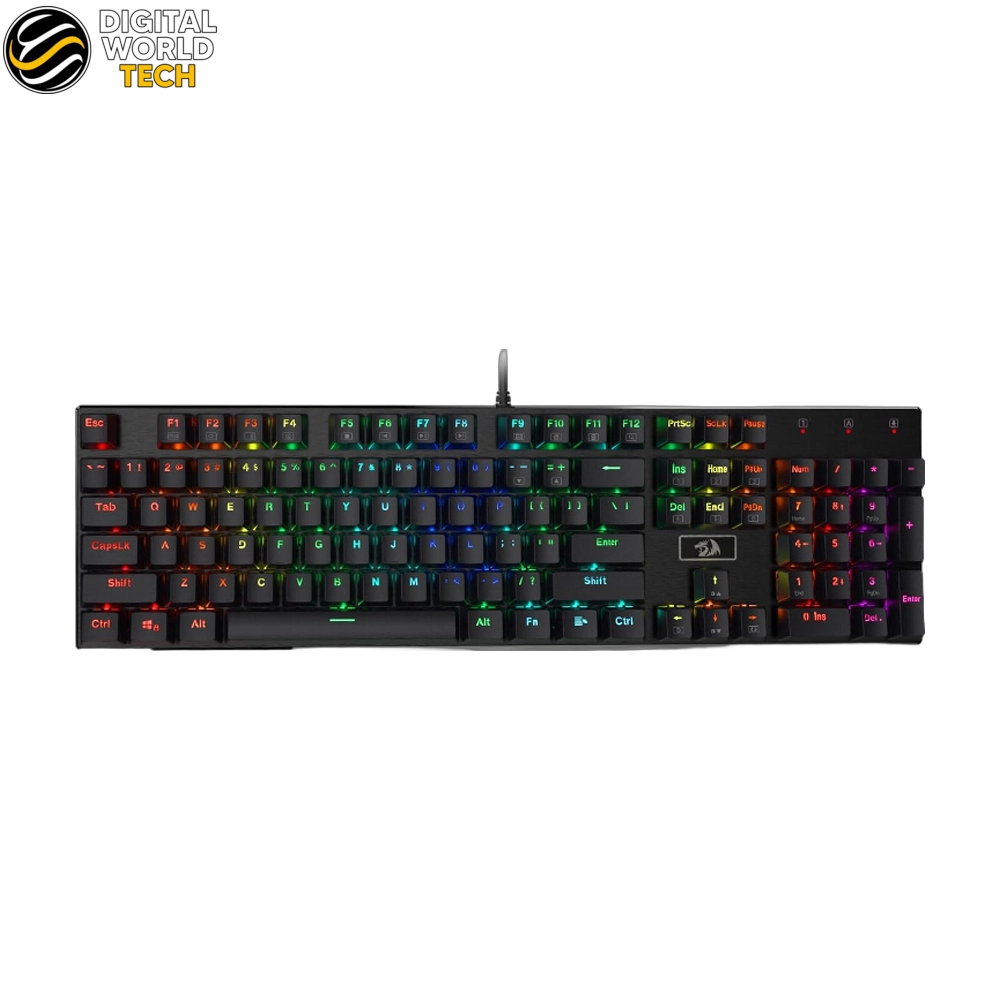 Redragon K556 Mechanical Keyboard Devaraias RGB Brown Switch 104 Keys 2 Redragon K556 Mechanical Keyboard Devaraias RGB Brown Switch
