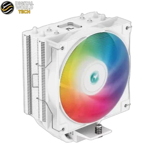 DeepCool AG400 White ARGB 120mm CPU Cooler with 4 Heat Pipes