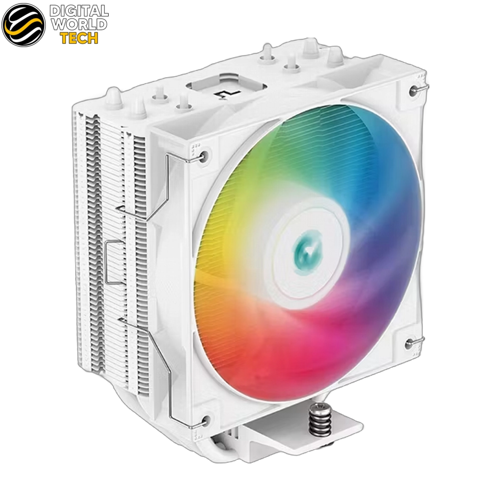 DeepCool AG400 White ARGB 120mm CPU Cooler with 4 Heat Pipes