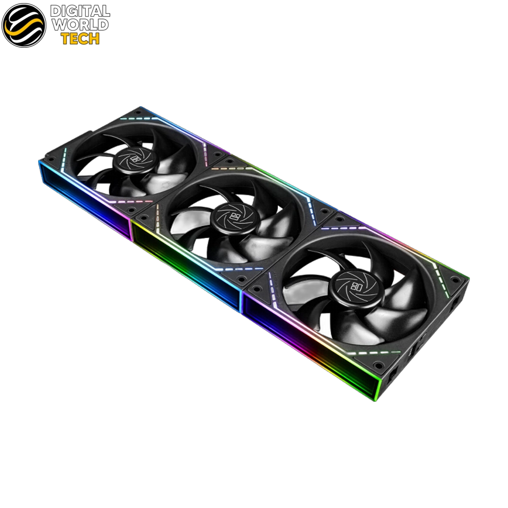 Thermalright TL-M12Q X3 Fan Kit 120mm 3-Pack ARGB PWM Black 2 Thermalright TL-M12Q X3 Fan Kit 120mm ARGB 3-Pack Black