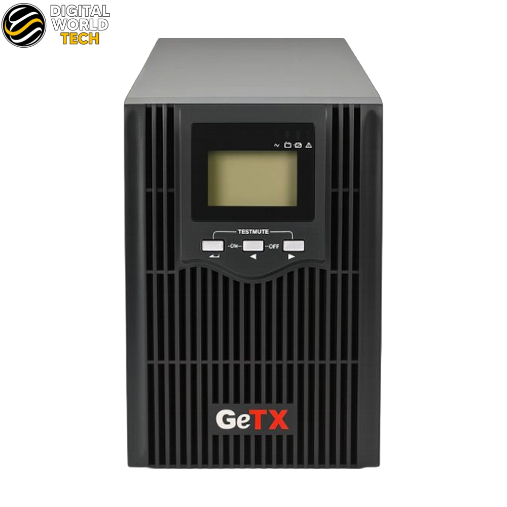 GETX GX-2000 Online UPS 2000VA 1800W 3x 12V 9Ah Batteries LCD Display 1 GETX GX-2000 Online UPS 2000VA 1800W with LCD display and 3x 12V 9Ah batteries