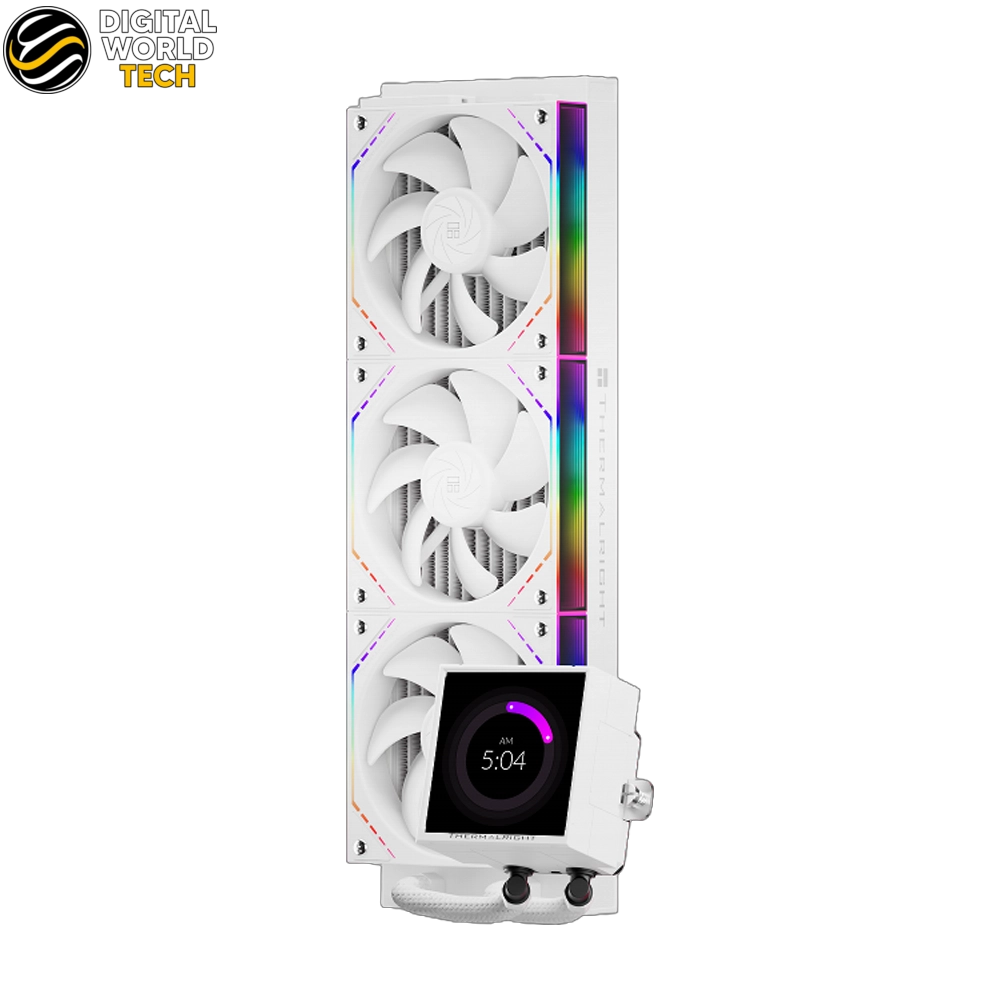 Thermalright Peerless Vision 360 ARGB White 360mm AIO Liquid Cooler with 3.95-Inch IPS Display 1 Thermalright Peerless Vision 360 ARGB White AIO liquid cooler with 3.95-inch IPS display