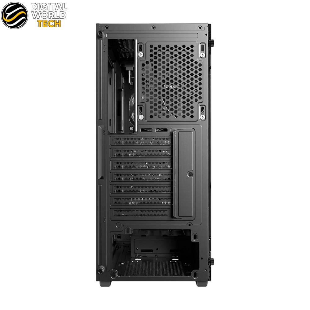 Antec AX67 ARGB Case Black Mid-Tower with 4 ARGB Fans Tempered Glass 360mm Radiator Support 4 Antec AX67 ARGB Case Black Mid-Tower with tempered glass side panel and mesh front