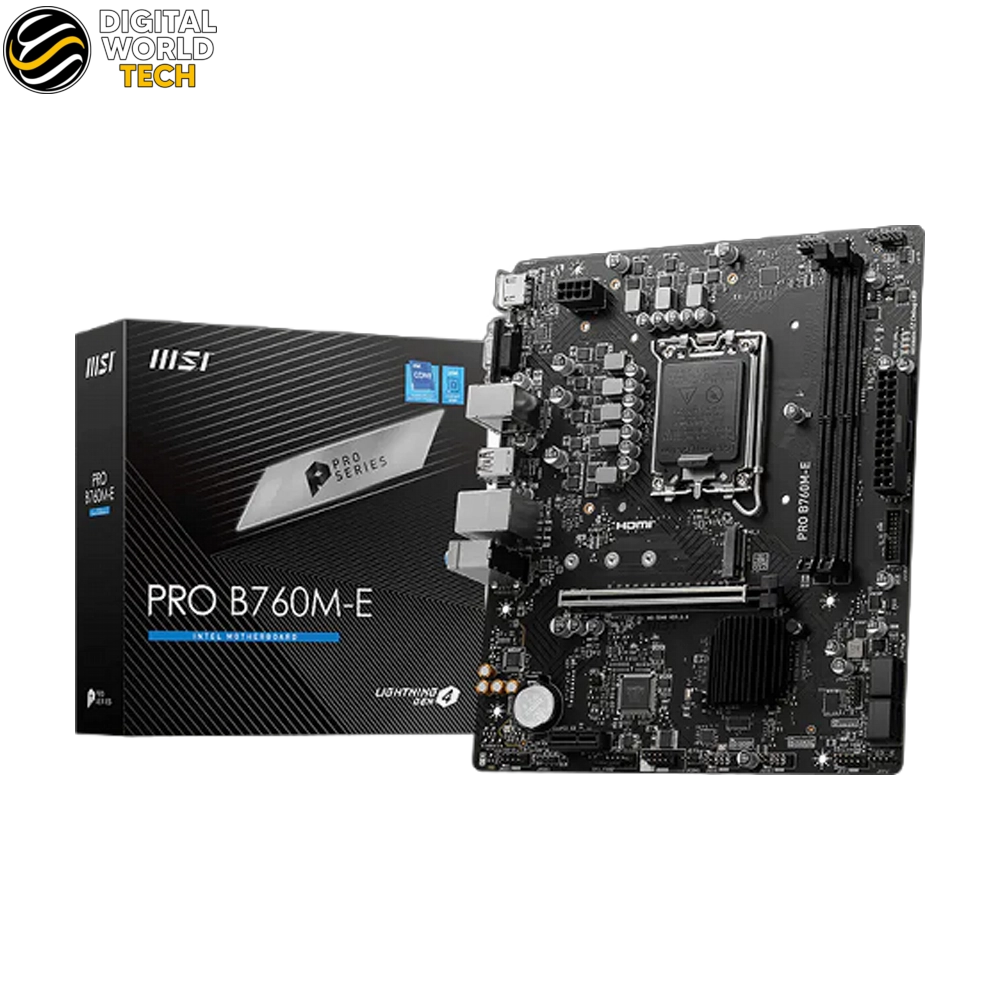MSI B760M-E PRO Motherboard Intel B760 LGA 1700 DDR5 Micro-ATX 1 MSI B760M-E PRO Motherboard Intel B760 LGA 1700 DDR5 Micro-ATX