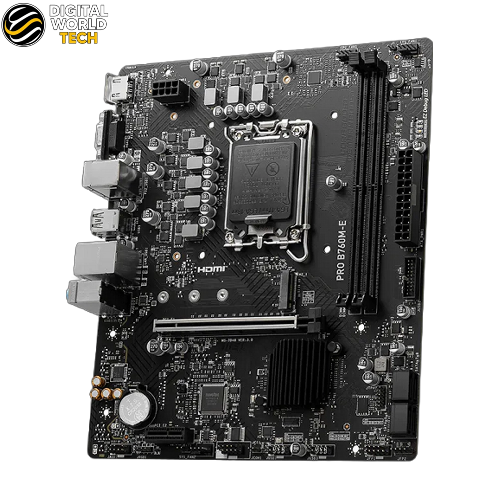 MSI B760M-E PRO Motherboard Intel B760 LGA 1700 DDR5 Micro-ATX 3 MSI B760M-E PRO Motherboard Intel B760 LGA 1700 DDR5 Micro-ATX